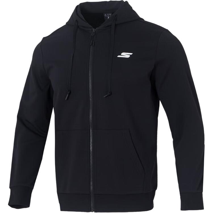 

Skechers Куртка унисекс черная 03K8, Black-03K8