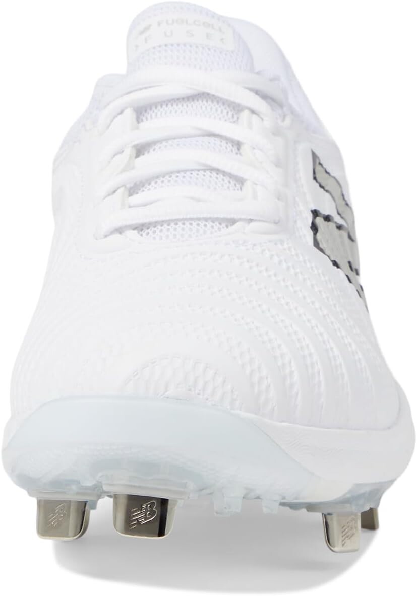 Бутсы FuelCell FUSE v4 Metal New Balance, цвет Optic White/Raincloud — фото 3