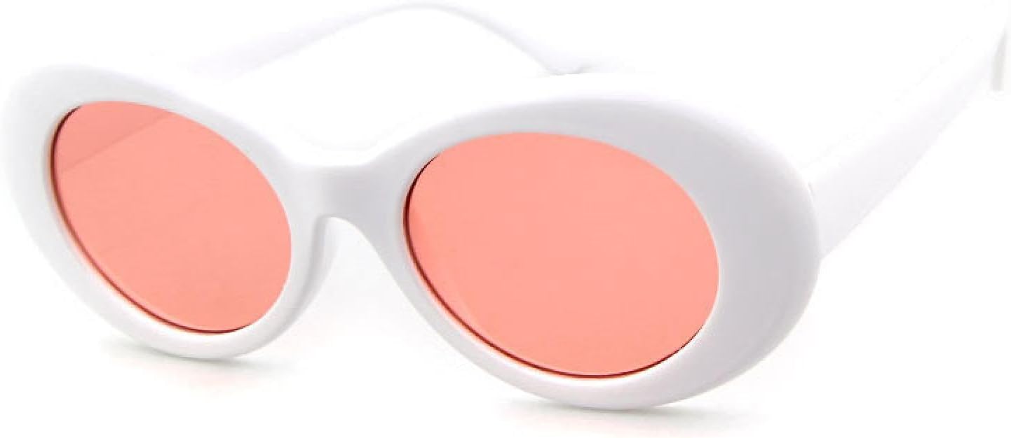 

Ретро овальные солнцезащитные очки для женщин и мужчин в стиле 90-х, круглые солнцезащитные очки фиолетово-розовой оправы с решетчатым рисунком, солнцезащитные очки для женщин с защитой от УФ-излучения UV400 WNCKSQ, C19