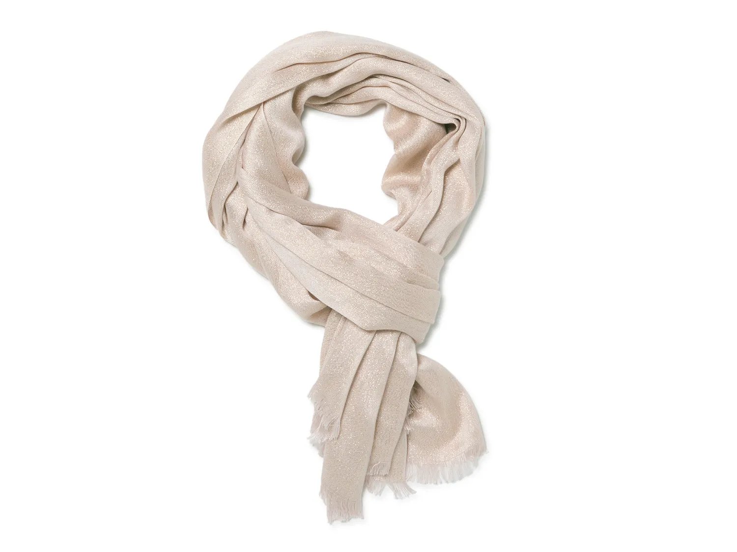 

Шарф Nicole Miller STUDIO Lurex Social Wrap Scarf, золотой