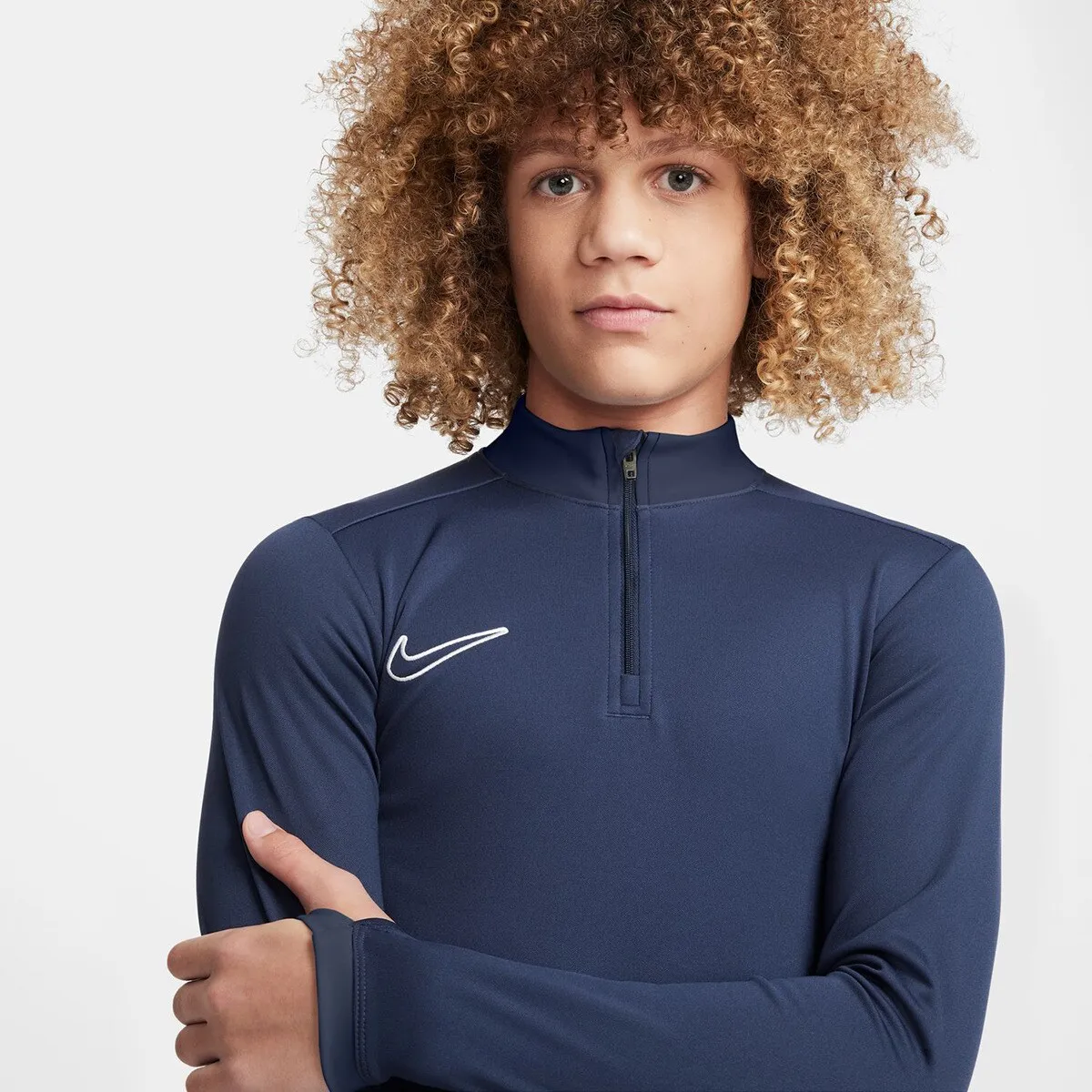 Детская футболка Nike Dri-FIT Academy 25 Denim Top, синий — фото 3