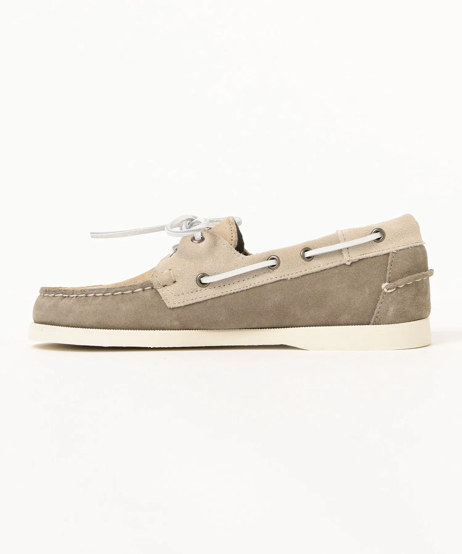 Мужские кожаные туфли SEBAGO TRC DECK бежевые — фото 2