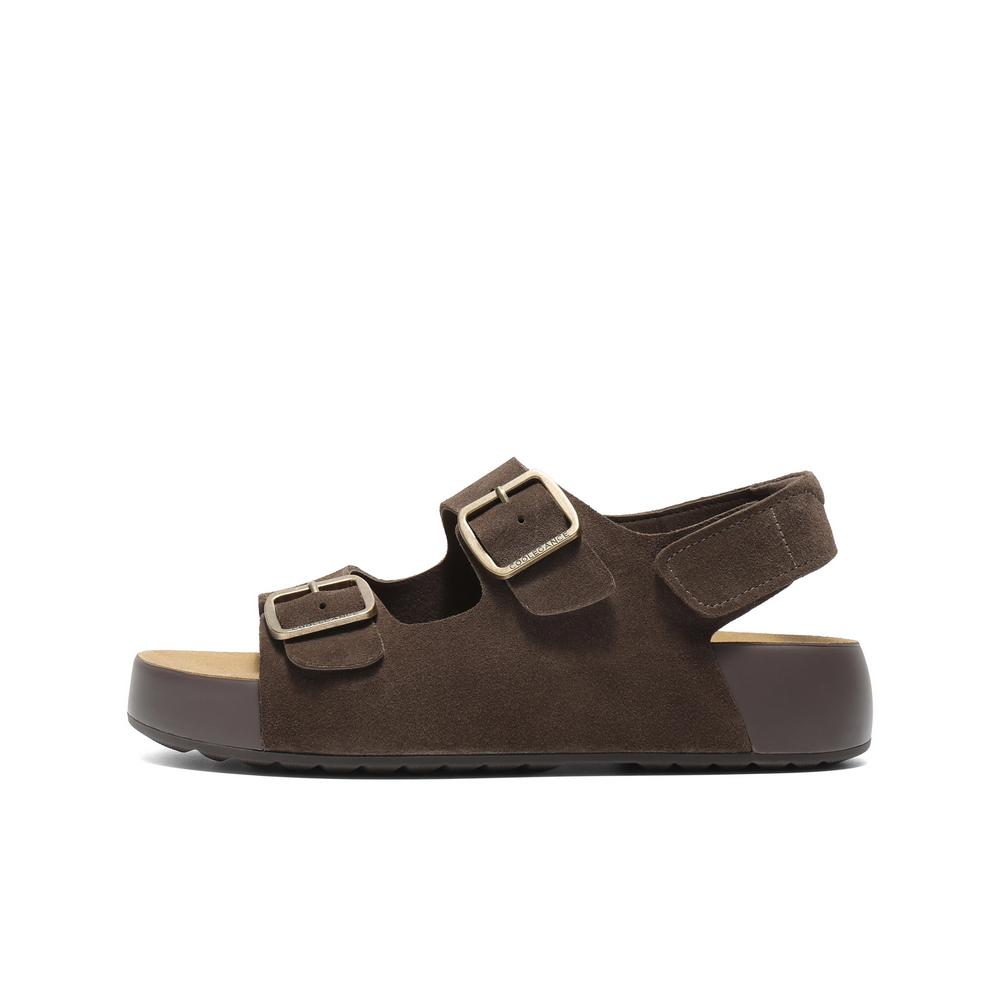 

BELLE Пляжные сандалии мужские серые, коричневые, цвет Brown