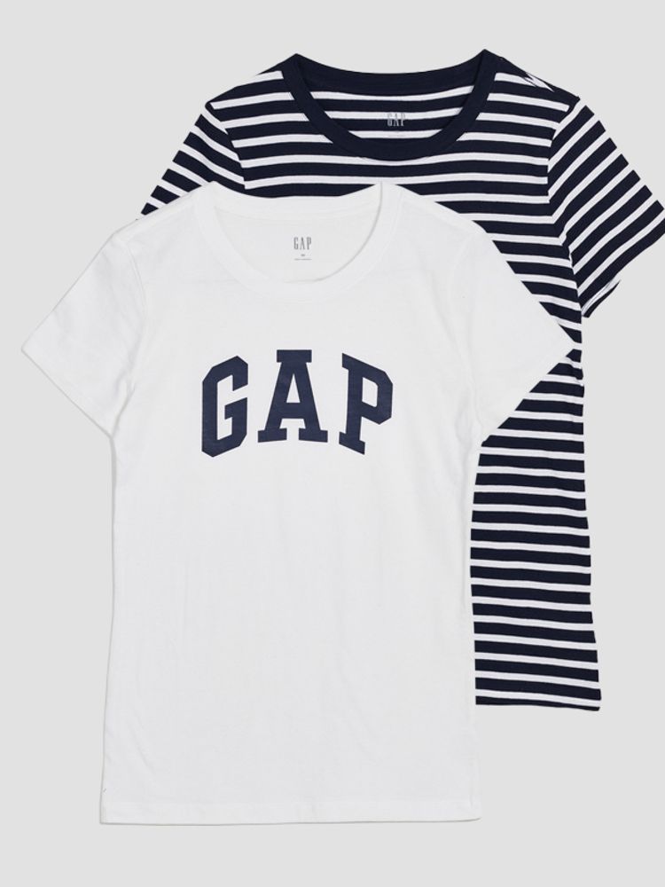 

Хлопковые футболки с логотипом Gap, мультиколор