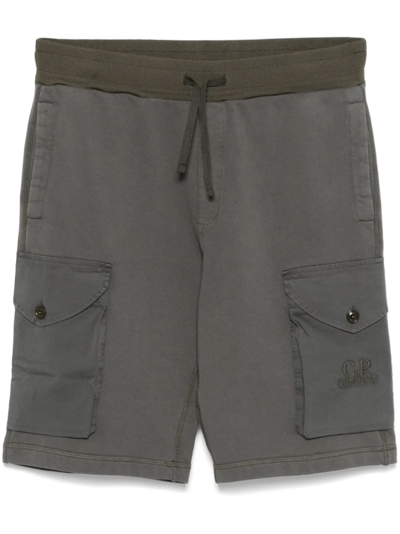 

C.P. Company шорты карго Diagonal Fleece, серый