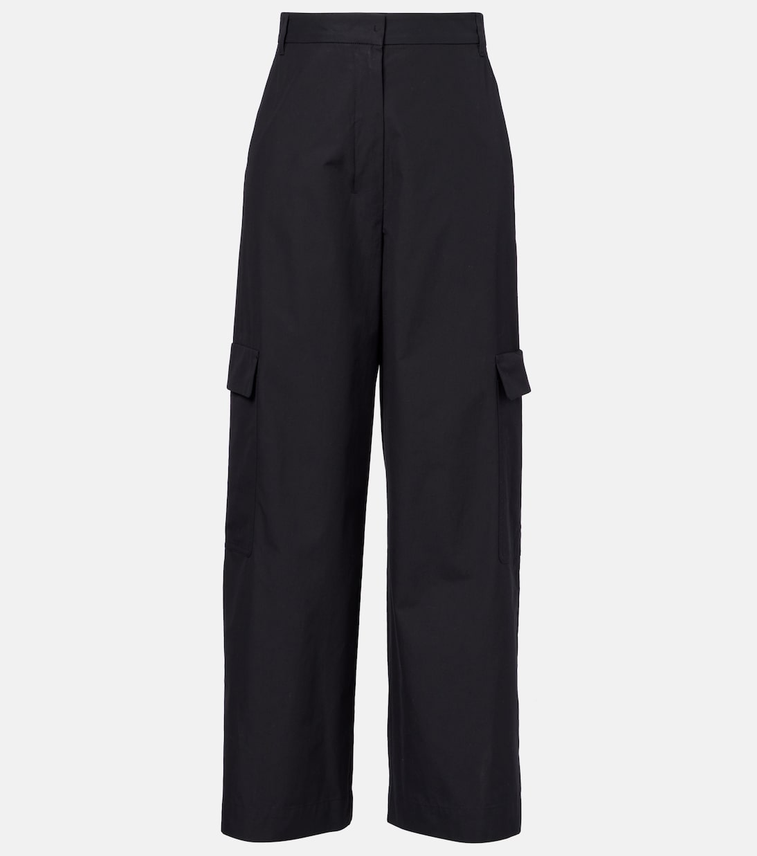 

Хлопковые брюки-карго Gloria с высокой талией S Max Mara, Nero