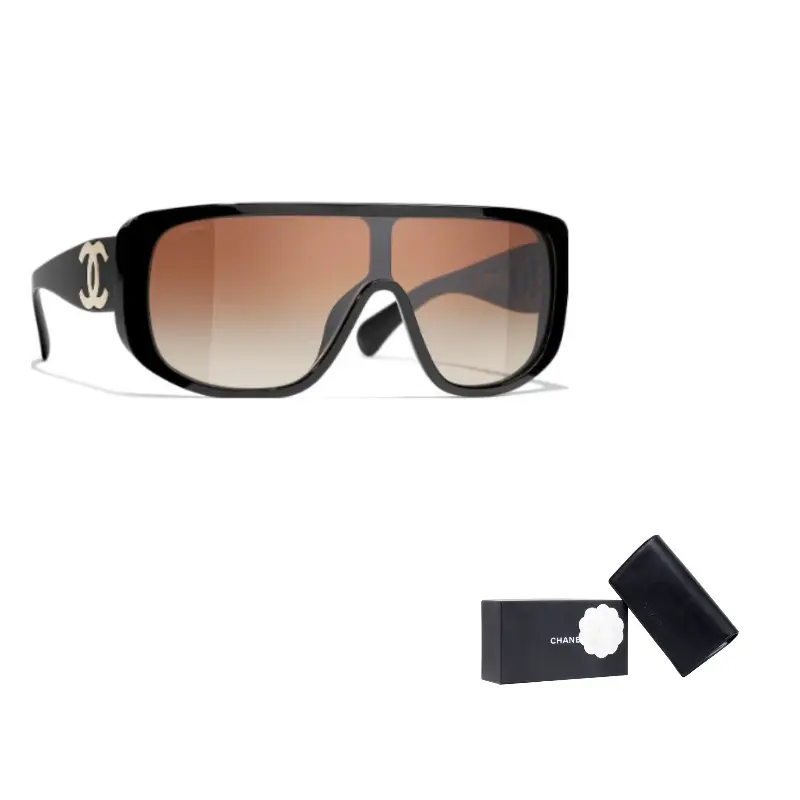

CHANEL Солнцезащитные очки Shield, Black