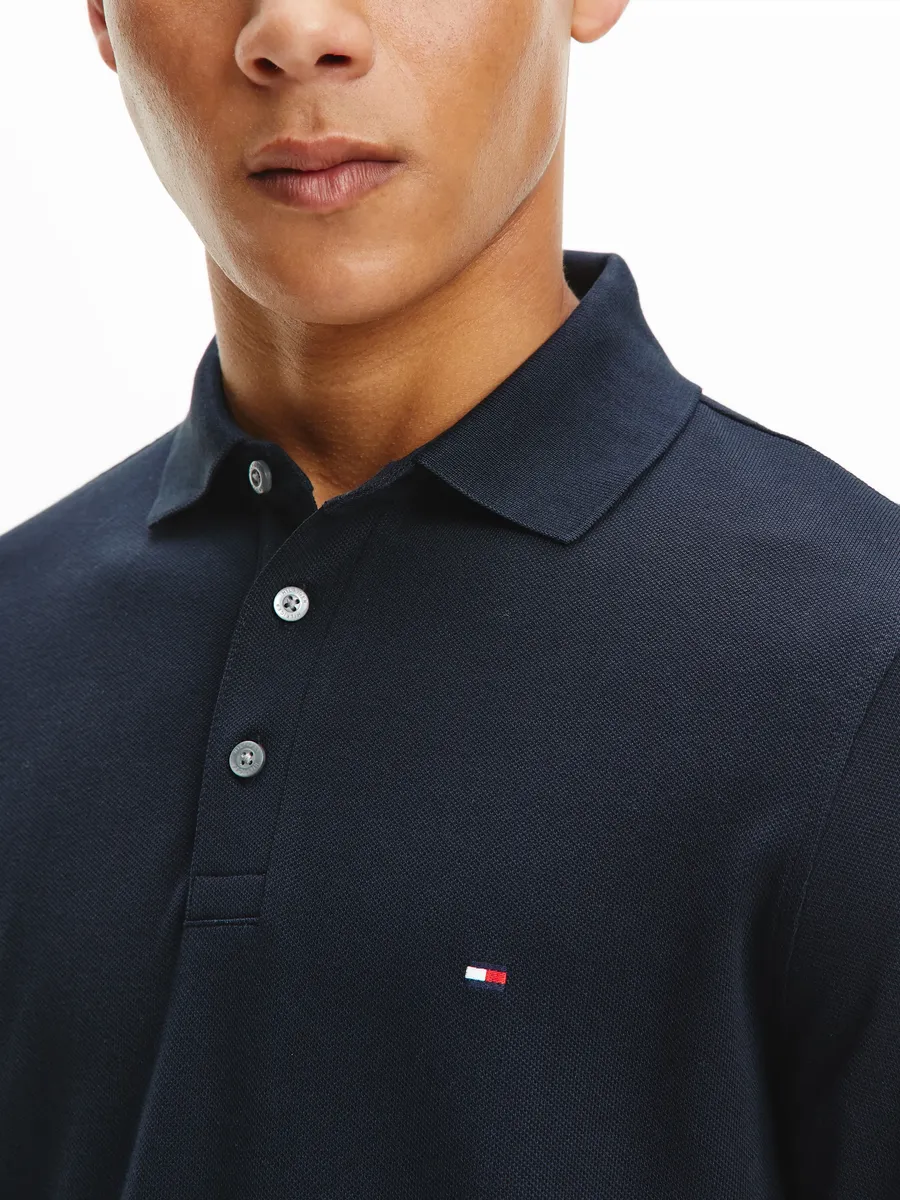 Рубашка-поло с длинными рукавами Tommy Hilfiger "1985 SLIM LS POLO", цвет Desert Sky — фото 3