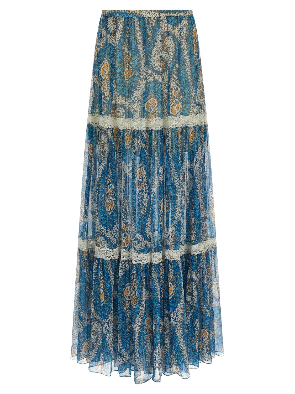 

Юбка с кружевными вставками ETRO, голубой