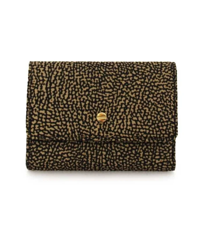 

Кошелек среднего размера с откидной застежкой. Borbonese, коричневый