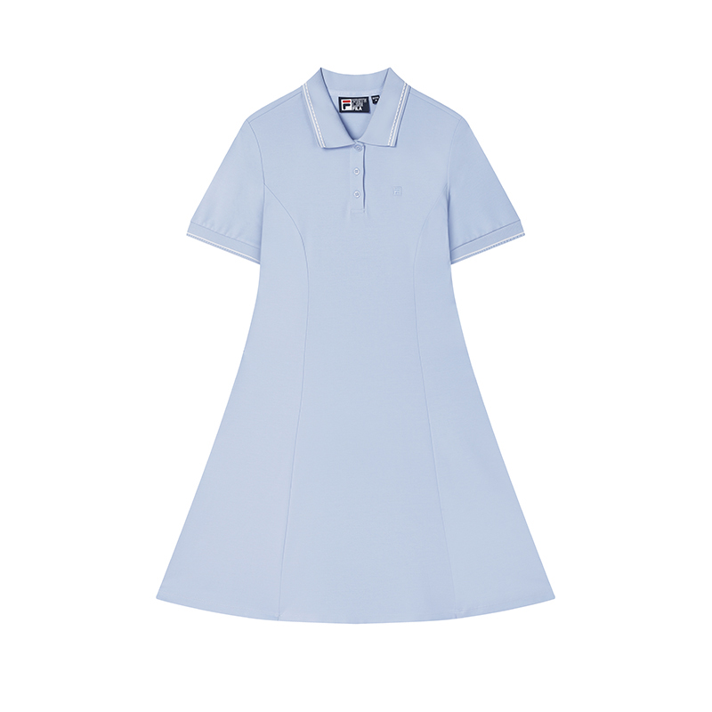 

FILA Короткое платье с короткими рукавами для женщин Brunson Blue
