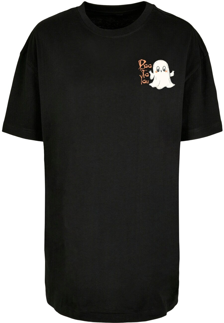 

Топ оверсайз Merchcode Oversized Shirt Halloween - Boo To You, черный