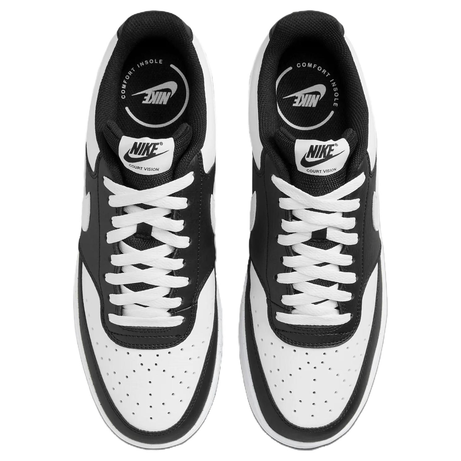 Кроссовки Nike Court Vision Low Black White 2025 — фото 3