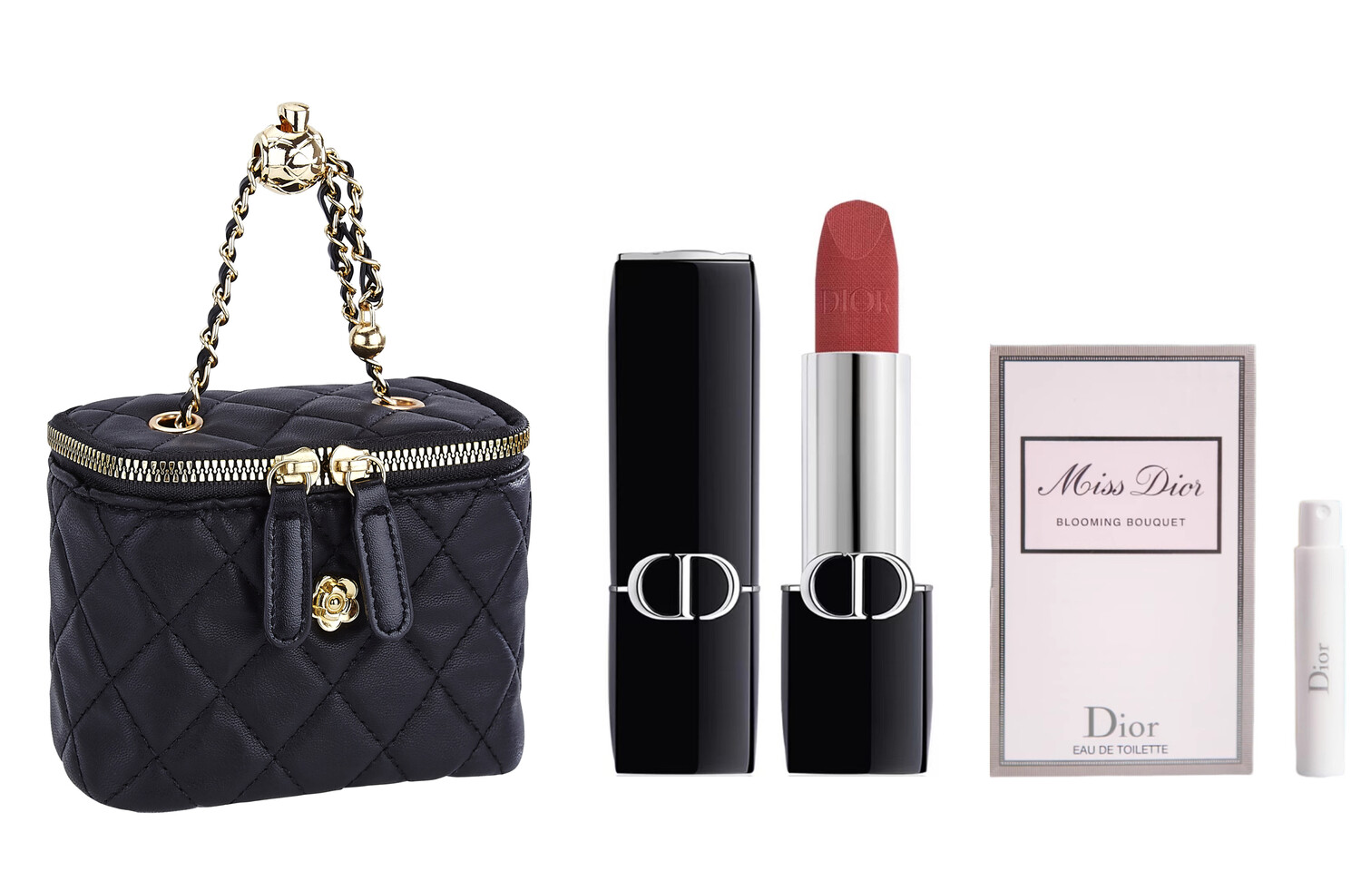 Губная помада Dior Rouge Dior Couture Velvet Lipstick 720 + мини-сумка + пробник