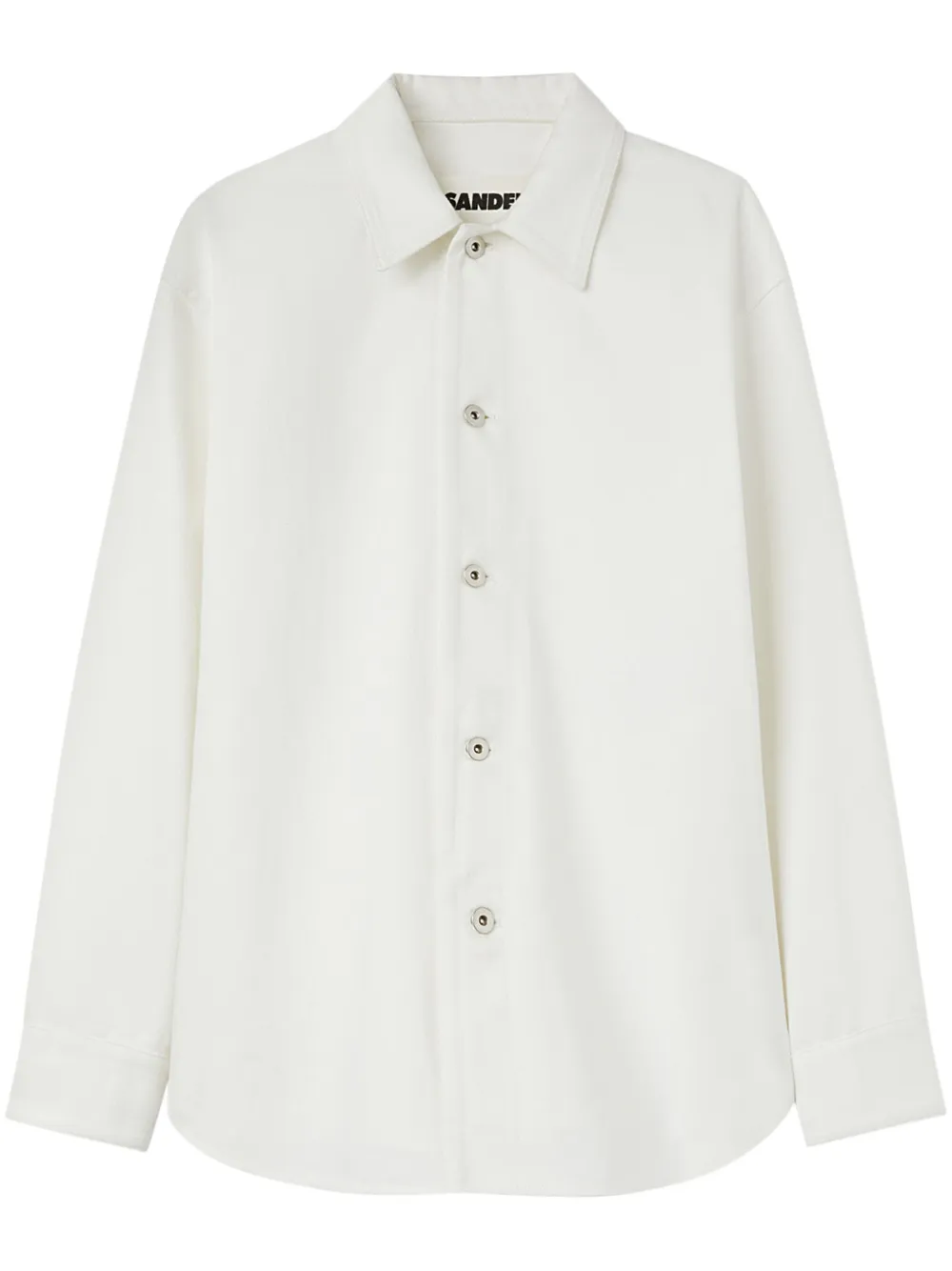 

Джинсовая рубашка с длинными рукавами JIL SANDER, белый