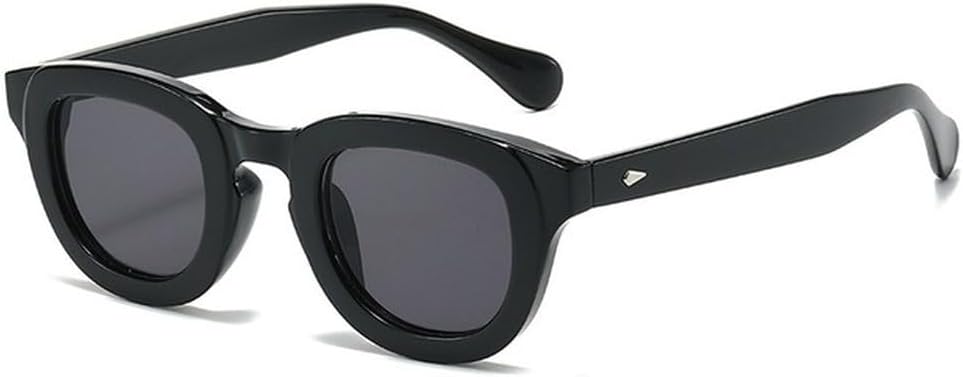 

Овальные солнцезащитные очки для женщин с заклепками, защита от УФ-излучения UV400, винтажные круглые солнцезащитные очки для мужчин, модные роскошные солнцезащитные очки с леопардовым принтом TVTBBVV, Black