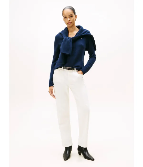 Шерстяной свитер Regular fit Tommy Hilfiger, синий — фото 2