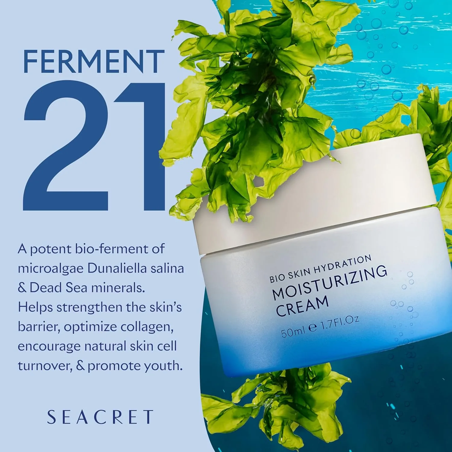SEACRET - Bio Skin Hydration Face Cream - Насыщенный увлажняющий крем для лица, обогащенный минералами Мертвого моря и питательной сывороткой Bio Skin Hydration. — фото 4
