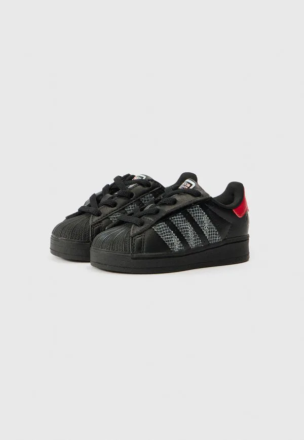 Кроссовки superstar унисекс Adidas Originals, Core Black/Red — фото 2