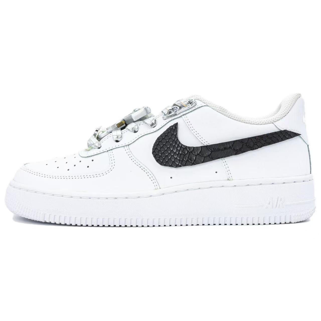 

Nike Кроссовки Air Force 1 с противоскользящим покрытием, износостойкие, низкие, мужские, белые, черные