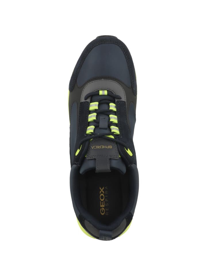 Кроссовки на шнуровке Geox Sneaker low U Spherica Ecub-4 A, синий — фото 2