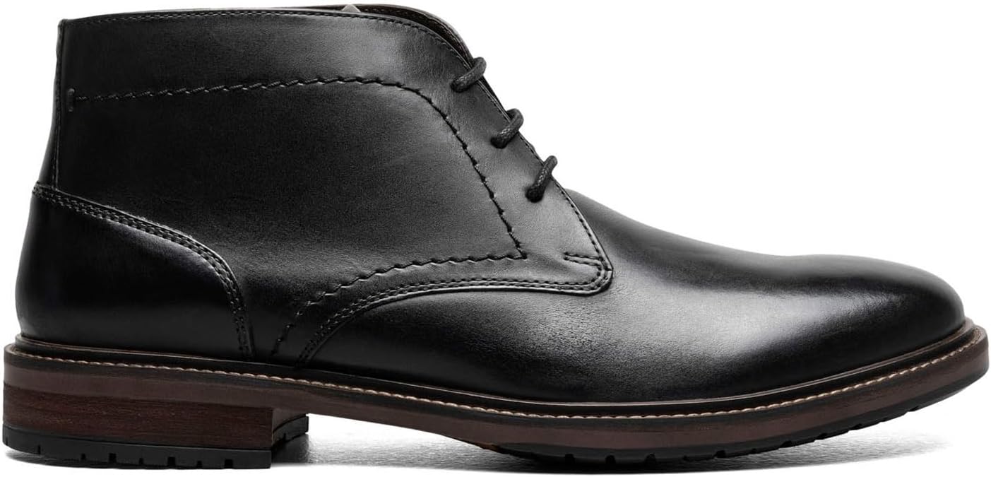 Мужские ботинки Florsheim Forge с простым носком и стилем чукка, черный — фото 2