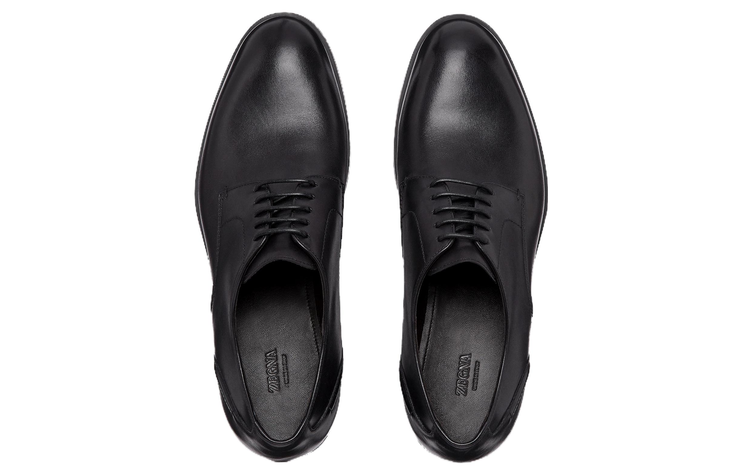 Ermenegildo Zegna Zegna Siena Fle туфли мужские black — фото 4