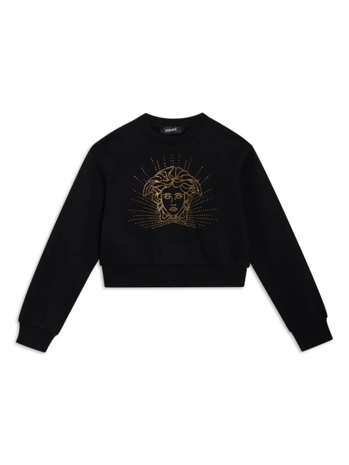 

Versace Kids толстовка с декором Medusa, черный