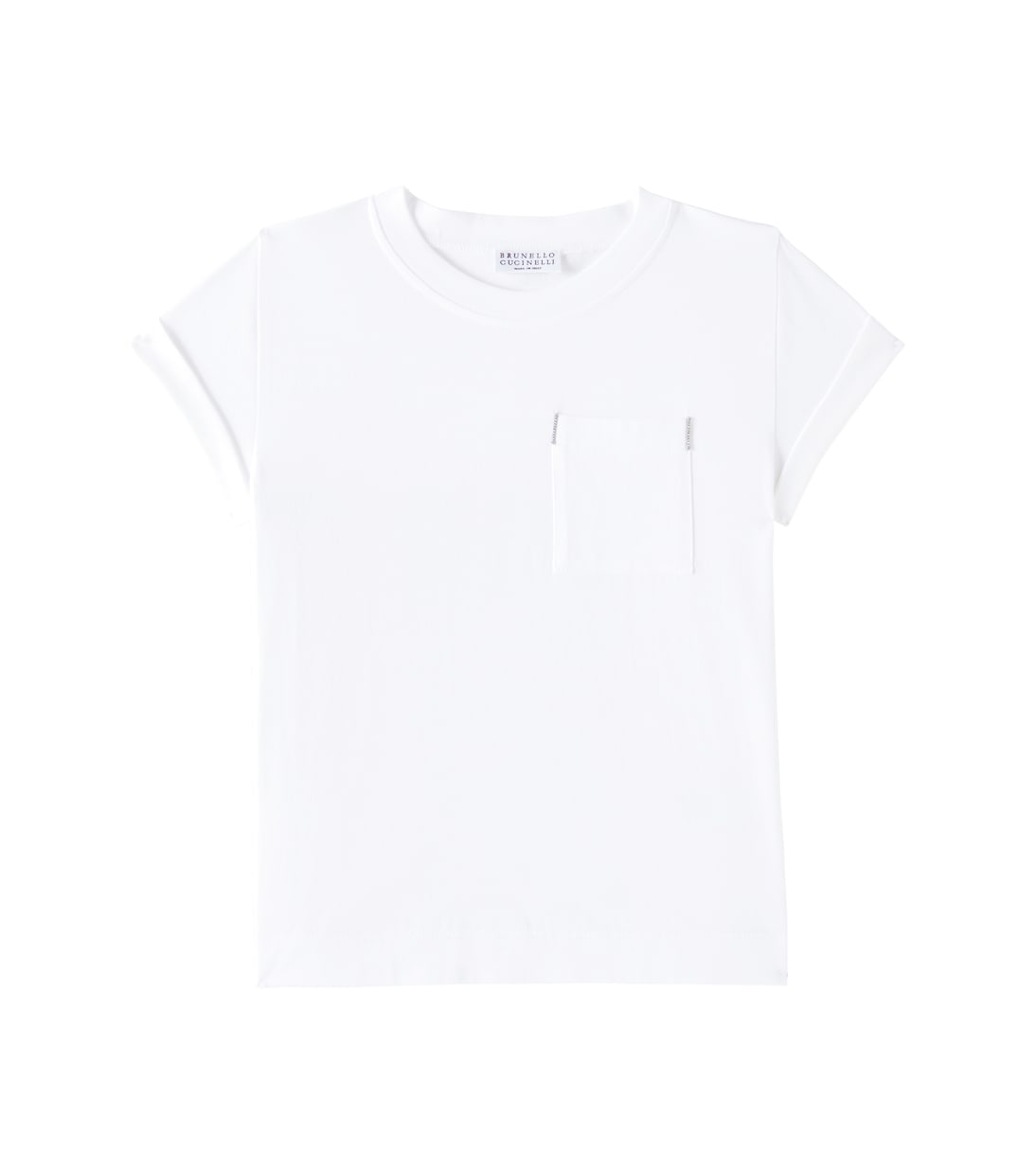 

Хлопковая футболка Brunello Cucinelli Kids, Bianco