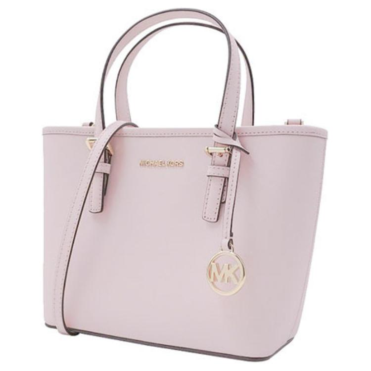 

Кожаная сумка-шоппер Сумка через плечо Женская Светло-фиолетовая MICHAEL KORS