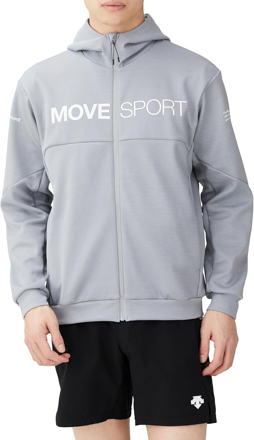

Худи DESCENTE MOVESPORT на молнии, эластичное, для тренировок, бега и занятий в спортзале Move Sport