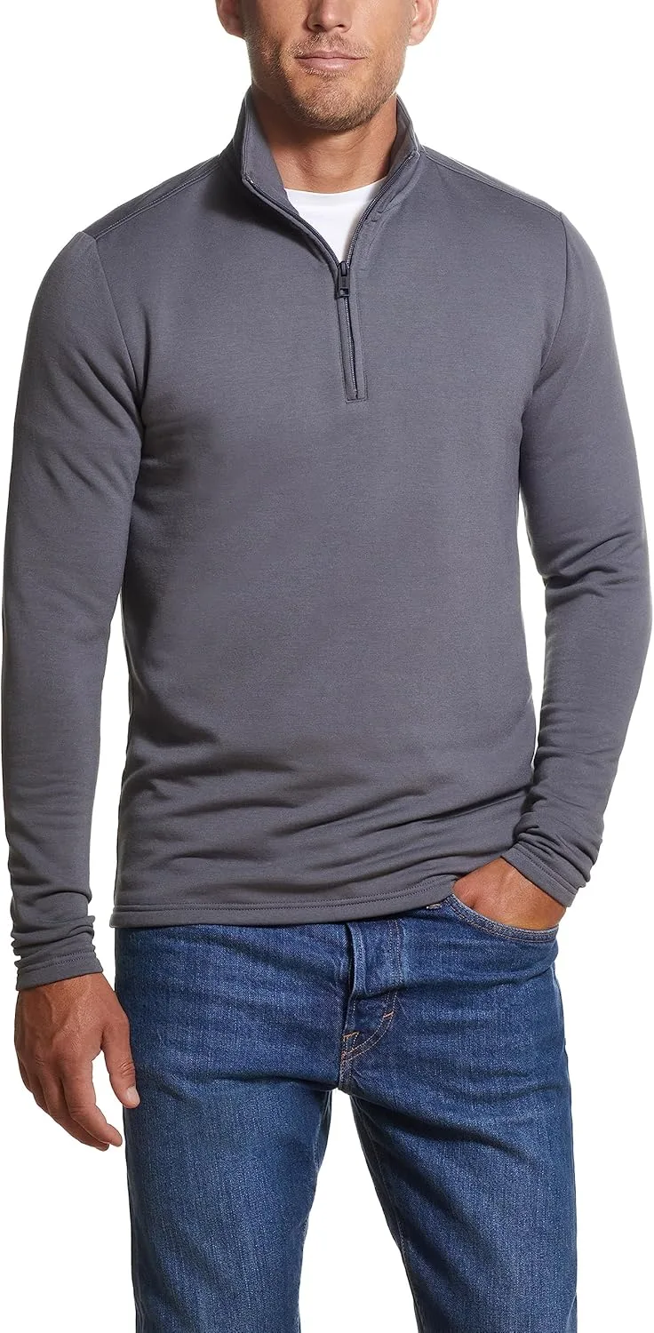 

Винтажный мужской флисовый свитер с молнией на четверть Weatherproof Vintage