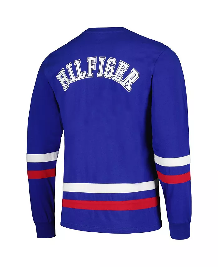 Мужская футболка с длинным рукавом Royal New York Giants Nolan Tommy Hilfiger — фото 2