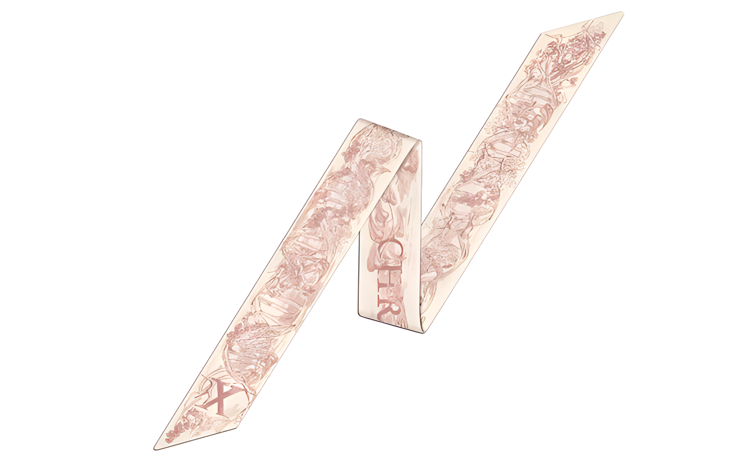 

DIOR Шёлковый шарф женский розовый, Pink