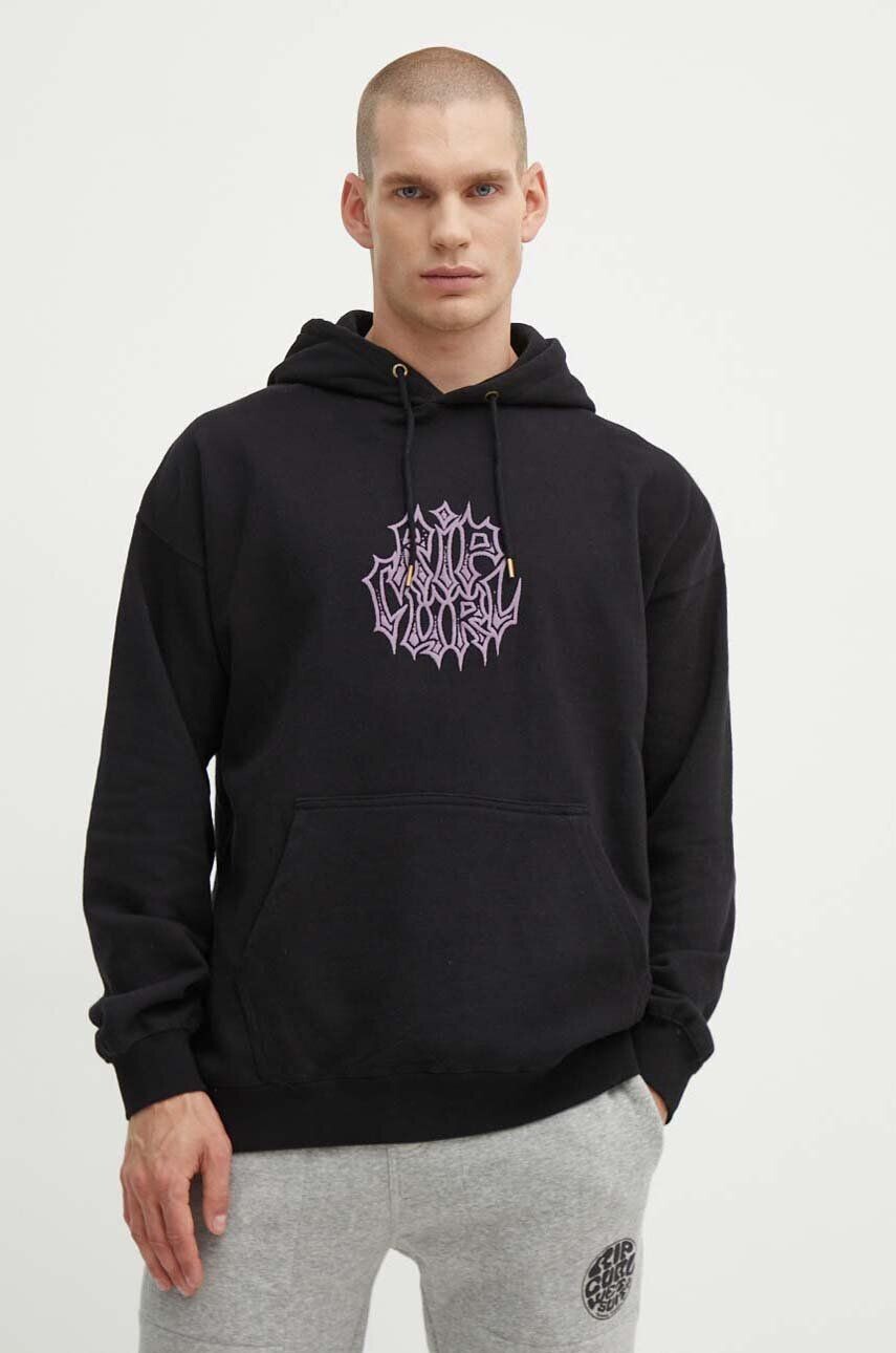 

Хлопковая толстовка Rip Curl, черный