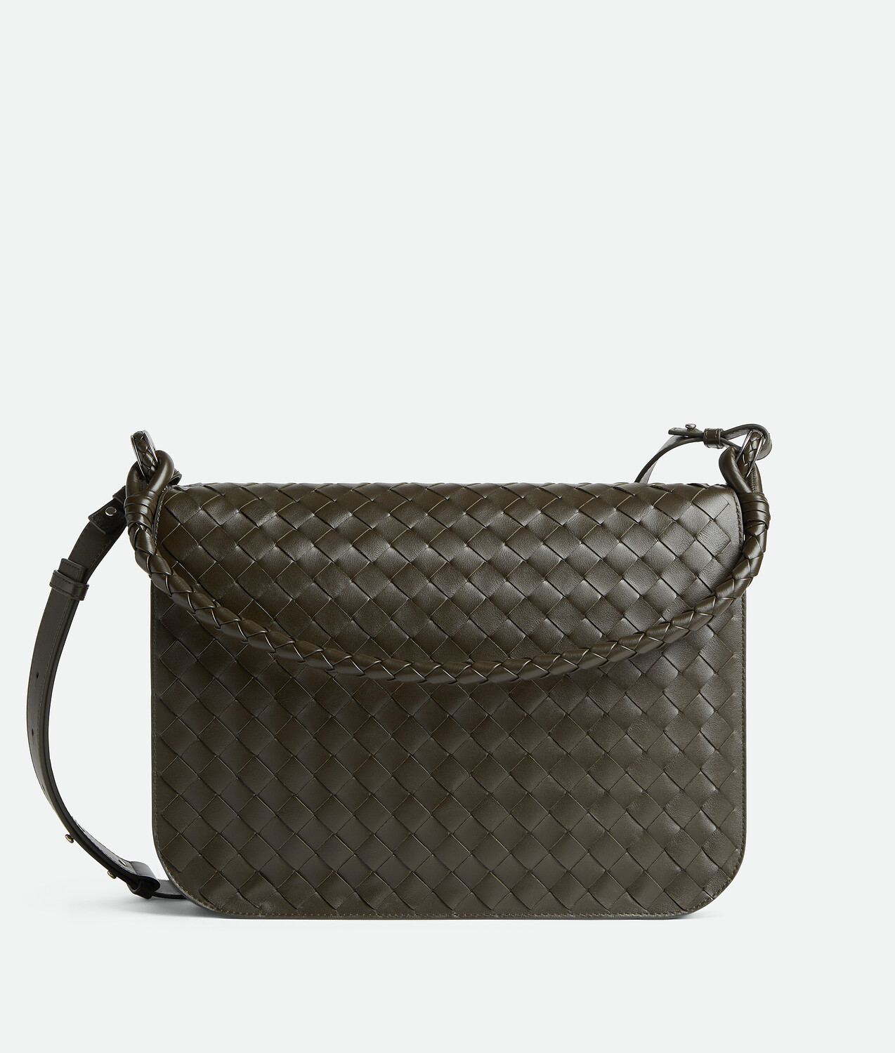

Сумка-шоппер Bottega Veneta, нейтральный/серо-зеленый