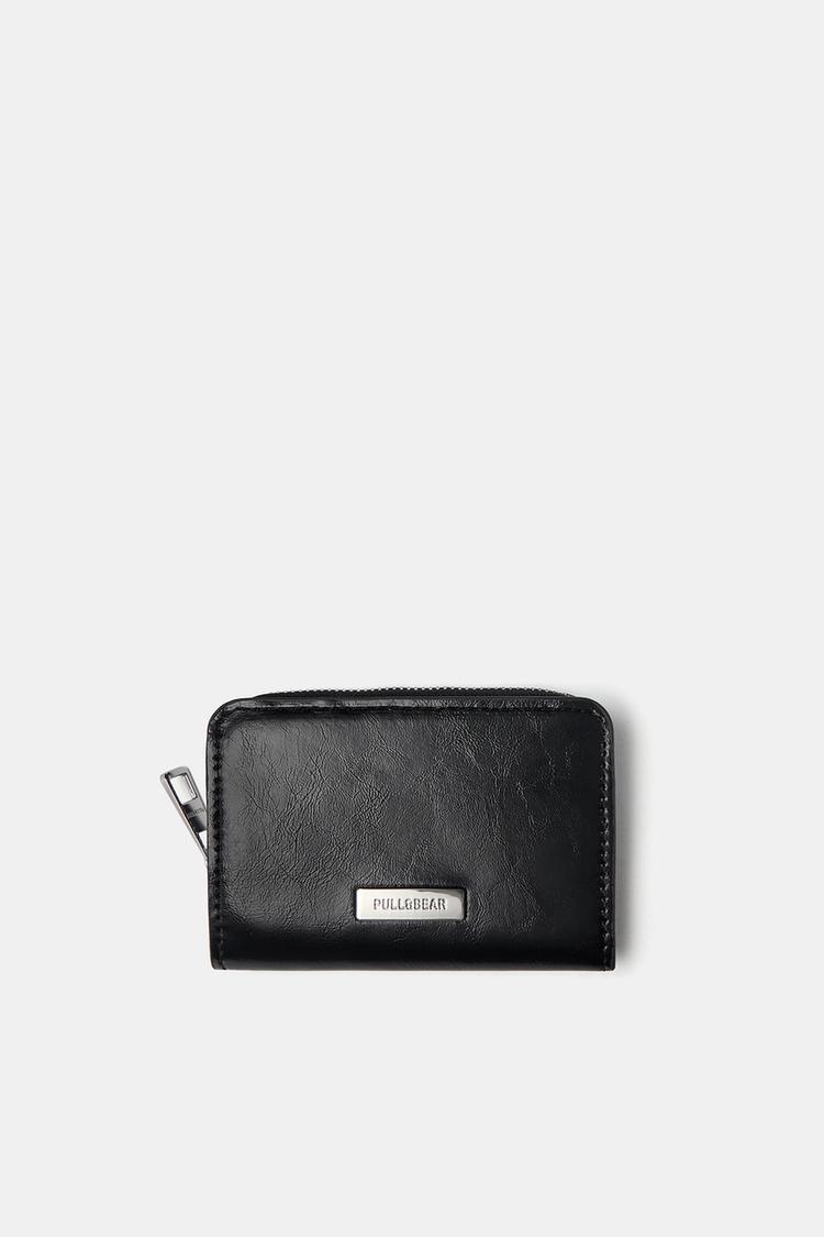 

Кошелек для монет Pull And Bear, черный