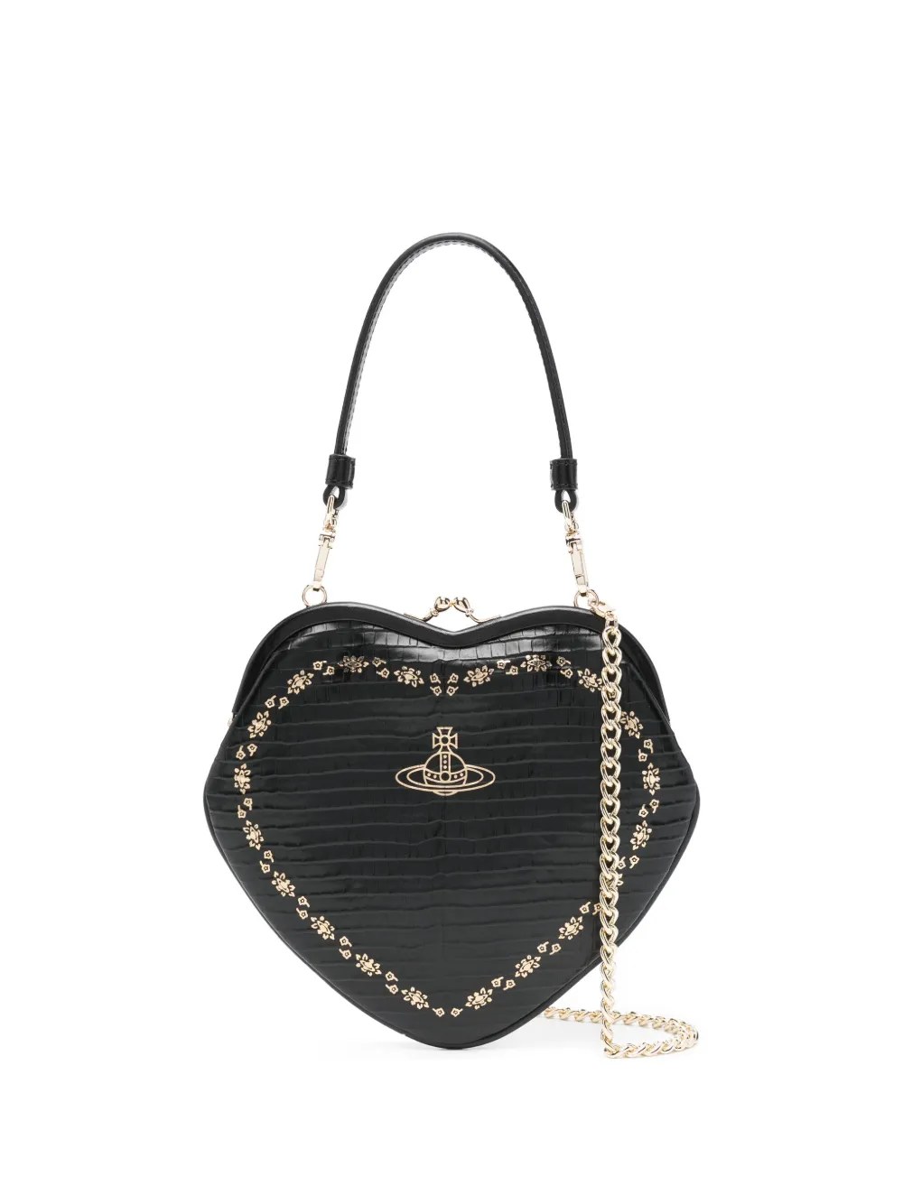 

Мини-сумка Belle Heart Frame с декором Vivienne Westwood, черный