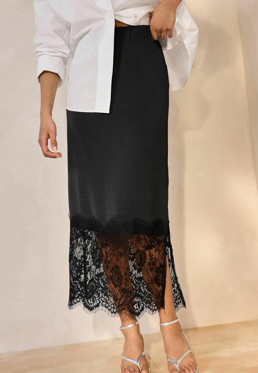Юбка Next Maxi skirt, Black — фото 3