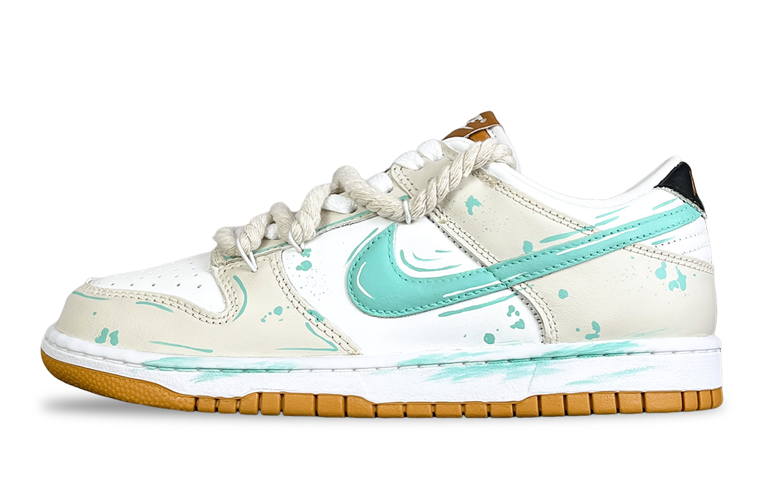 

Nike Dunk Fairyland, Azure Blue устойчивые к истиранию низкие скейтерские кроссовки мужские белый циан