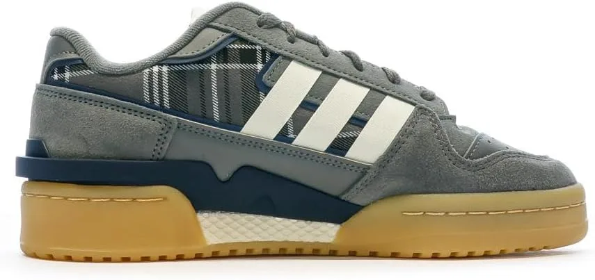 Мужские повседневные кроссовки Adidas Forum Exhibit Low 2 IF9956 серого цвета — фото 2