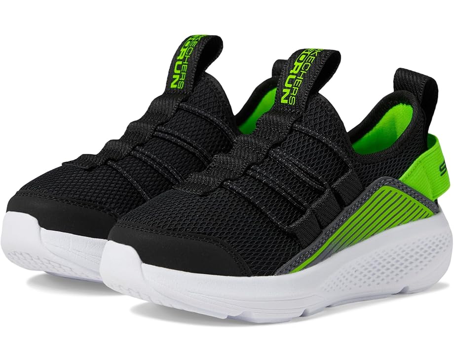 

Кроссовки SKECHERS KIDS Go Run Elevate, цвет Black/Lime