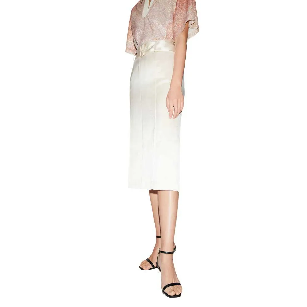 

Юбка Lily Premium Triacetate skirt, бежевый