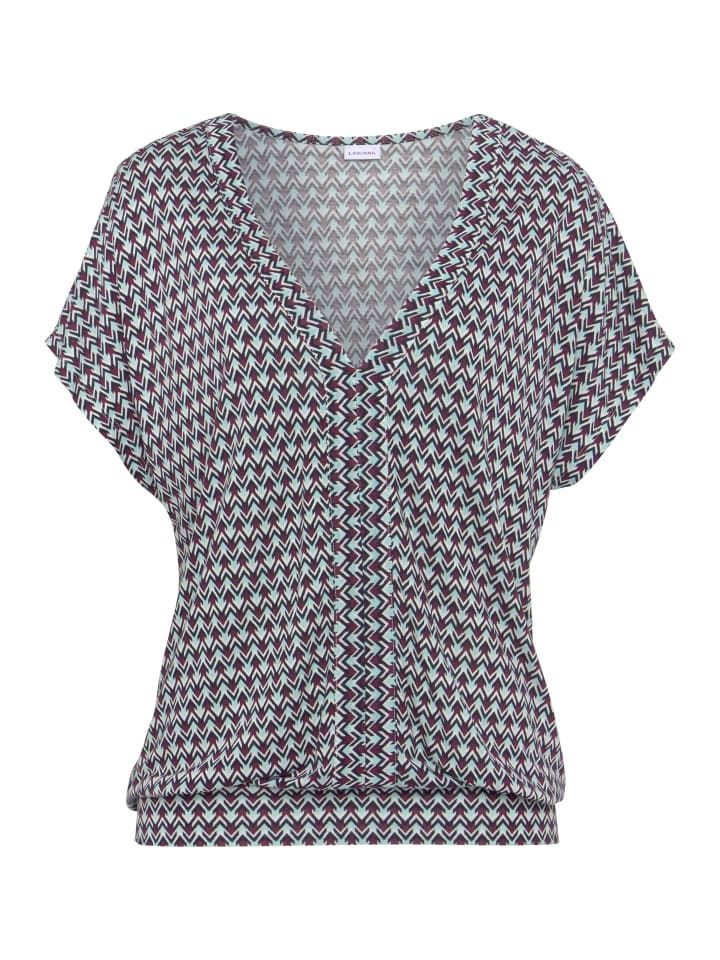 

Рубашка с короткими рукавами бирюзового цвета LASCANA