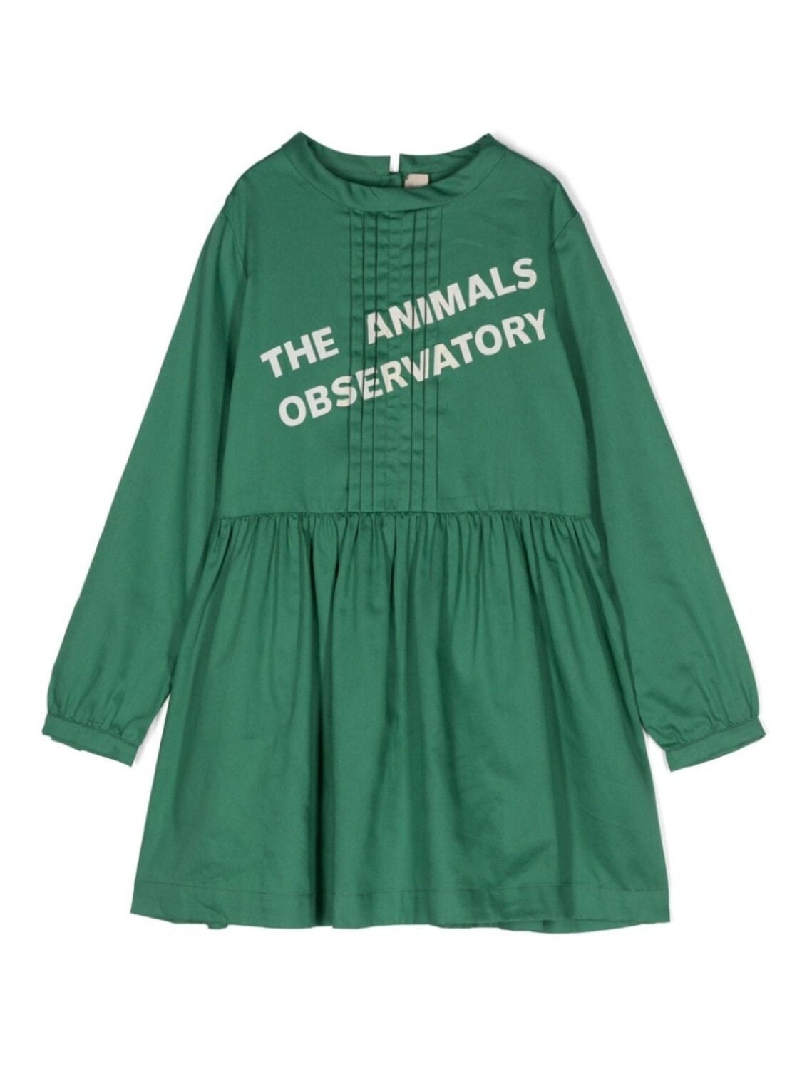 

The Animals Observatory платье Tortoise с логотипом, зеленый