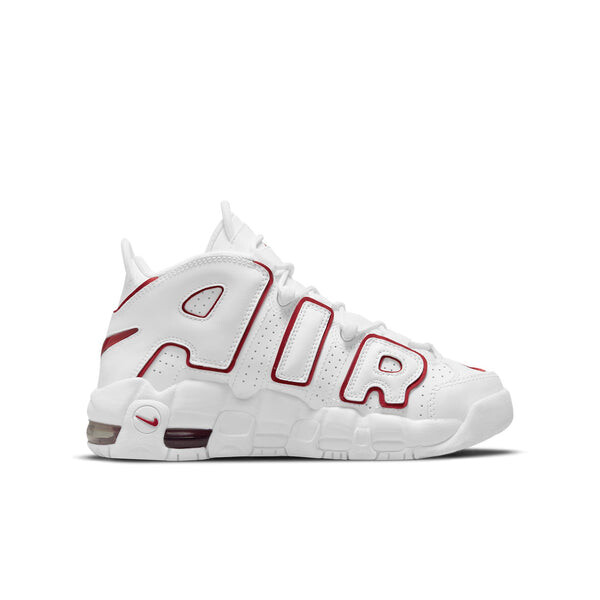 Кроссовки air more uptempo 'white varsity red' 2021 Nike, белый — фото 2