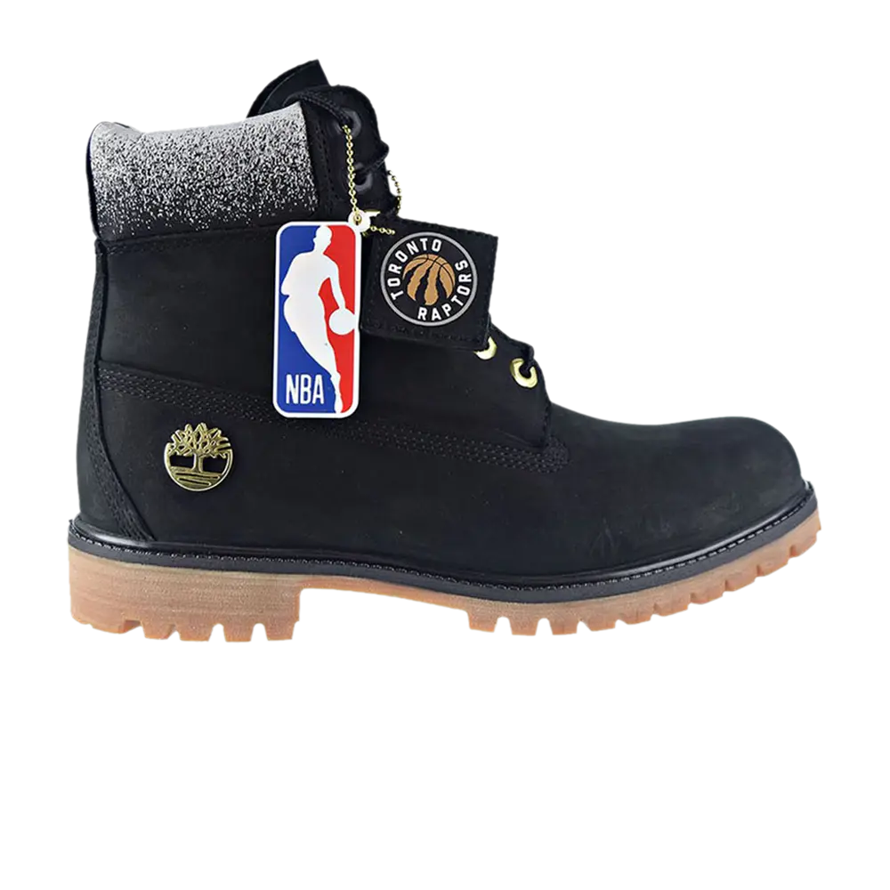 Ботинки NBA x Timberland Premium 6 Inch, черный / белый