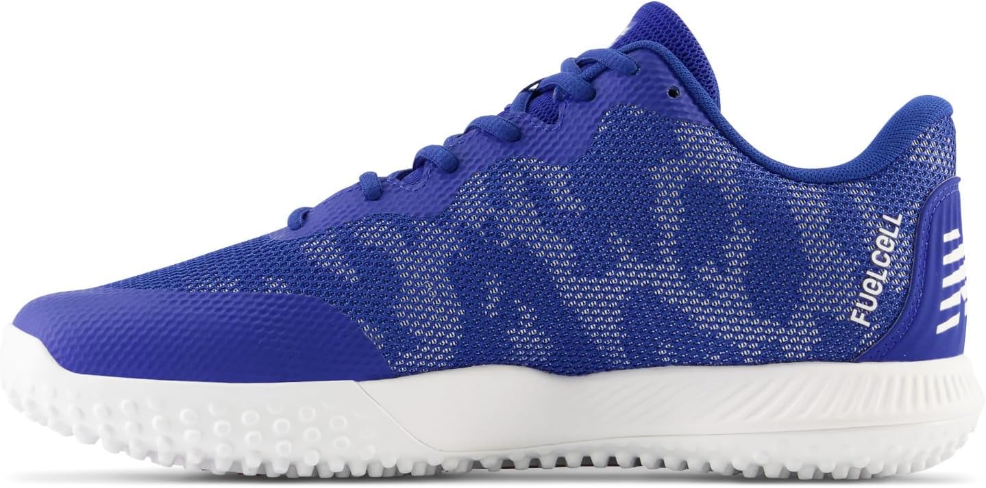 Кроссовки Unisex New Balance FuelCell 4040v7 Turf Trainer Baseball Cleats, Team Royal/Optic White — фото 4