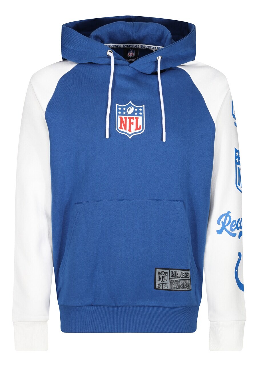 

Толстовка с капюшоном Recovered Sweatshirt NFL Colts For The Shoe, синий