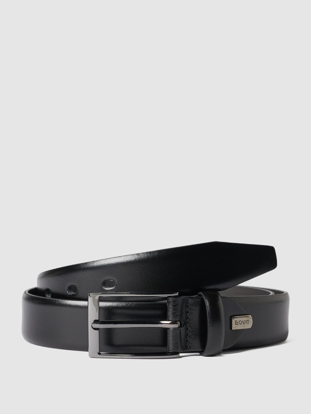 

Кожаный ремень с пряжкой Lloyd Men's Belts, черный